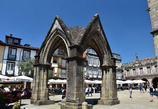 El centro histórico de Guimarães