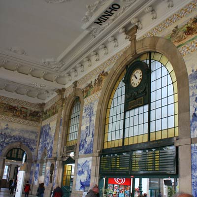 estación de tren de São Bento porto