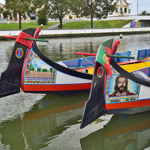 Moliceiros-Boote in Aveiro