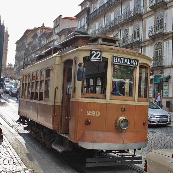 tranvía nº 22 Oporto