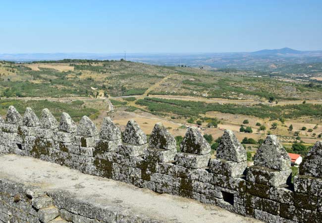 Trancoso castle view