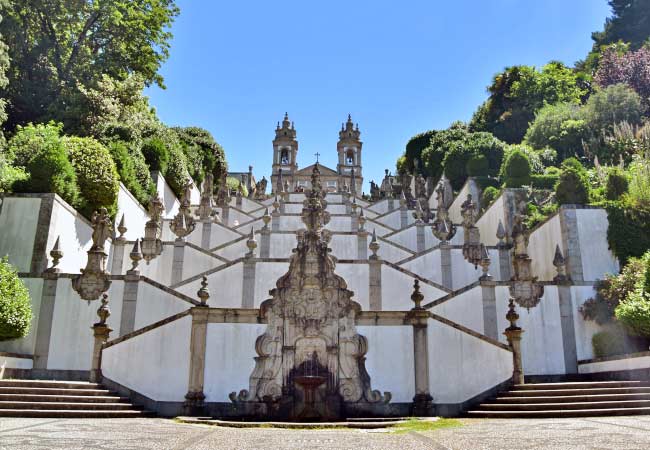 Il Bom Jesus do Monte a Braga