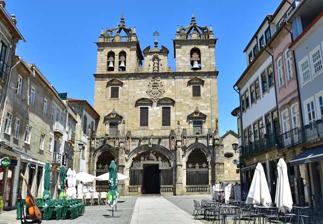 L'imponente Sé de Braga