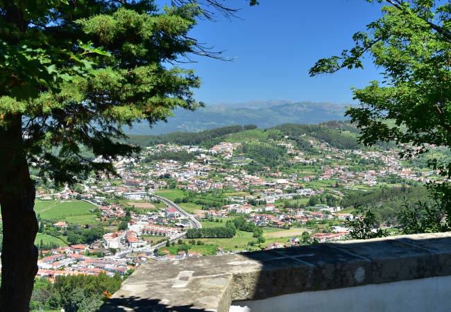 The views over Braga from the Mount Espinho