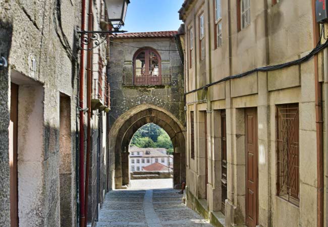 Stradine storiche attorno al Castello di Lamego