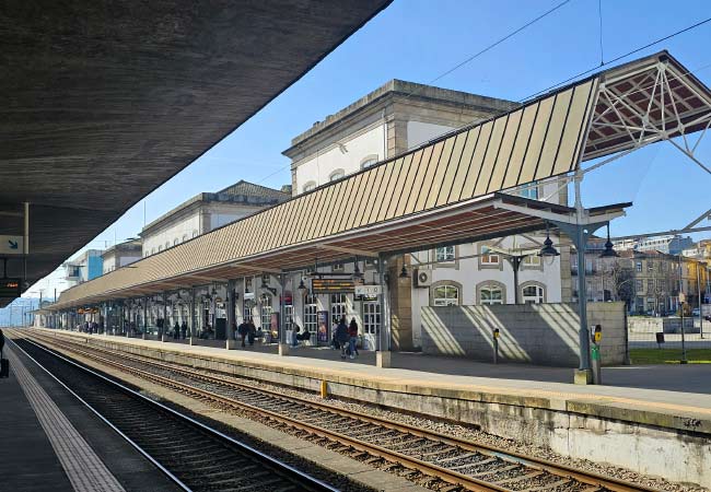 La stazione ferroviaria di Campanhã
