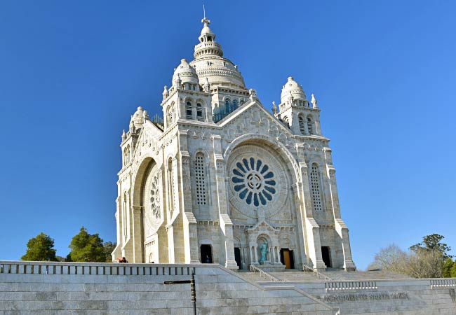 The view from the top of the Santuário de Santa Luzia