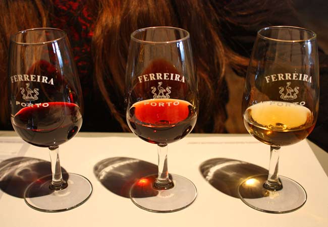 Porto tasting at Ferreira