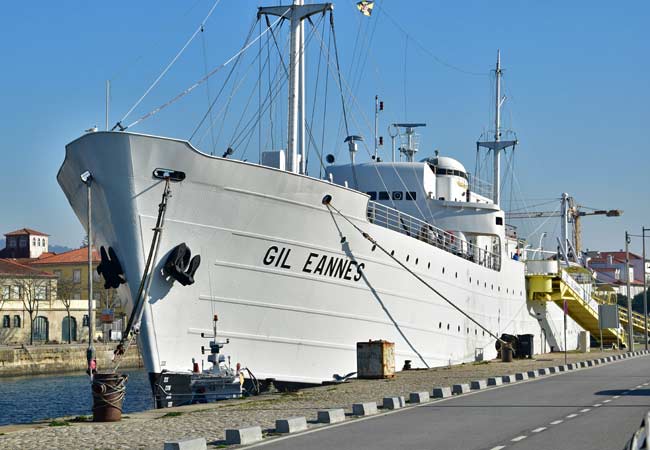 El barco hospital Gil Eannes Viana do Castelo