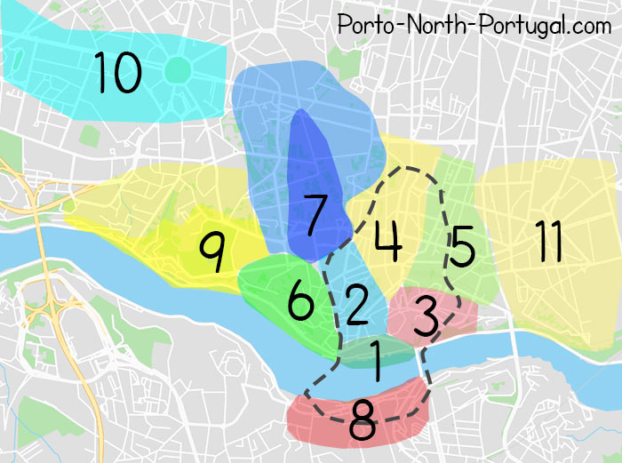 porto where to stay area district holiday